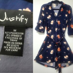 Justify floral dress size medium